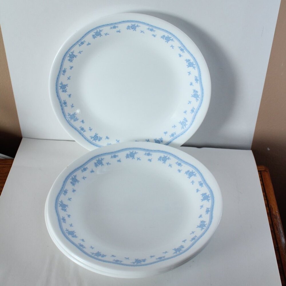 Corelle Morning Blue Set of 5 Bread & Butter Plates